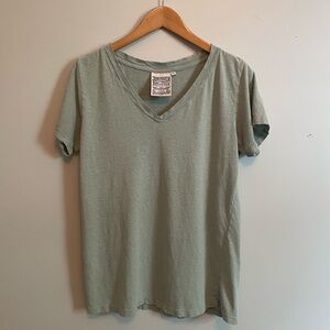 Jungmaven Paige V-Neck T-Shirt, size Large